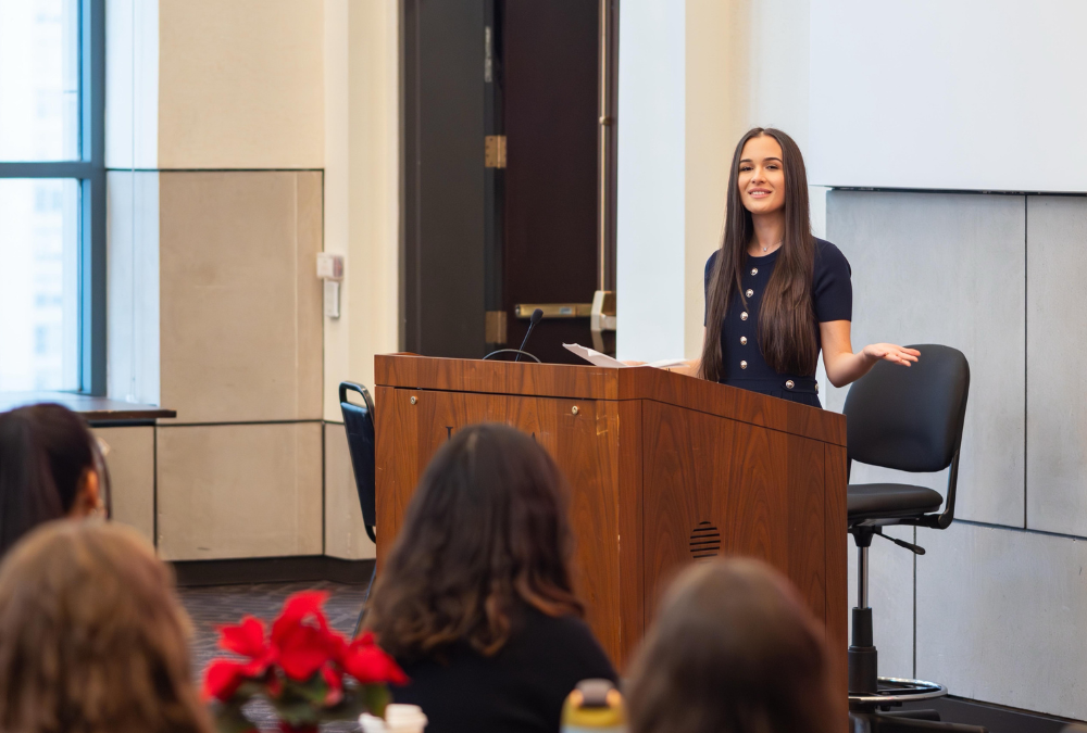 Commencement Bora Cecia speaks at Loyola SoC winter commencement